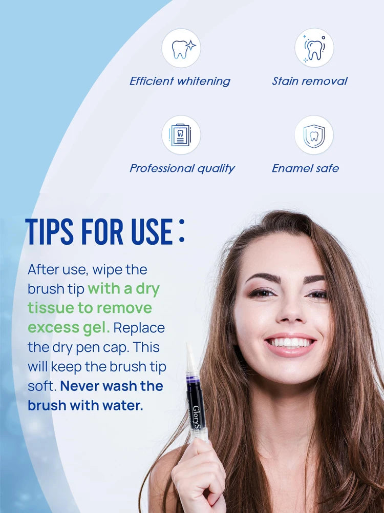 Purple Instant Teeth Whitening Pen Tartar Toothpaste Cleaning Tooth Stain No Sensitivity for a Brighter Whiter Smile Decay Care